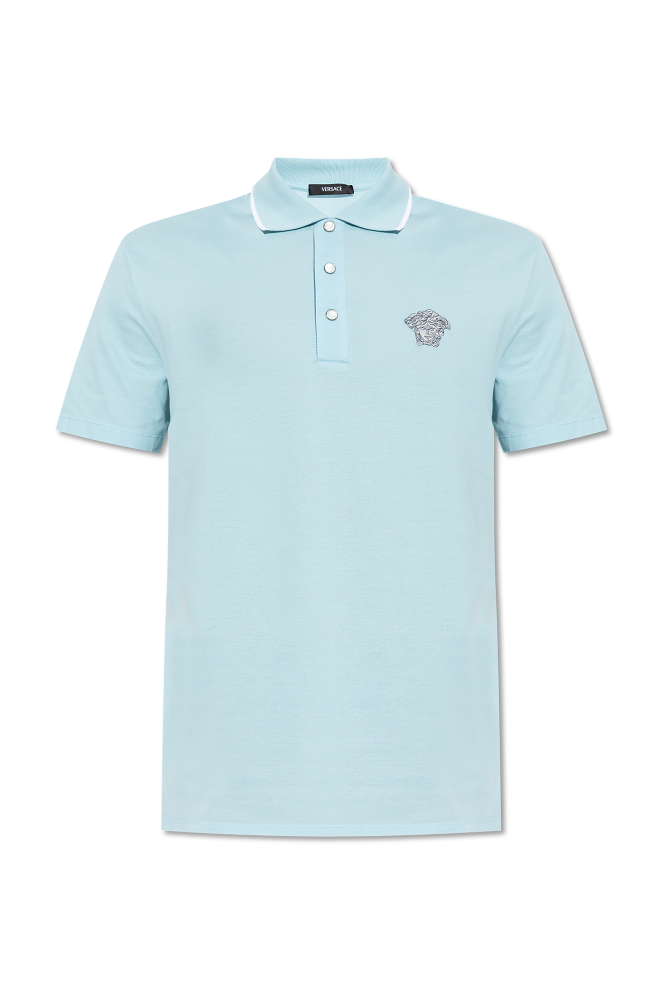 Versace Polo with logo | Men's Clothing | Vitkac